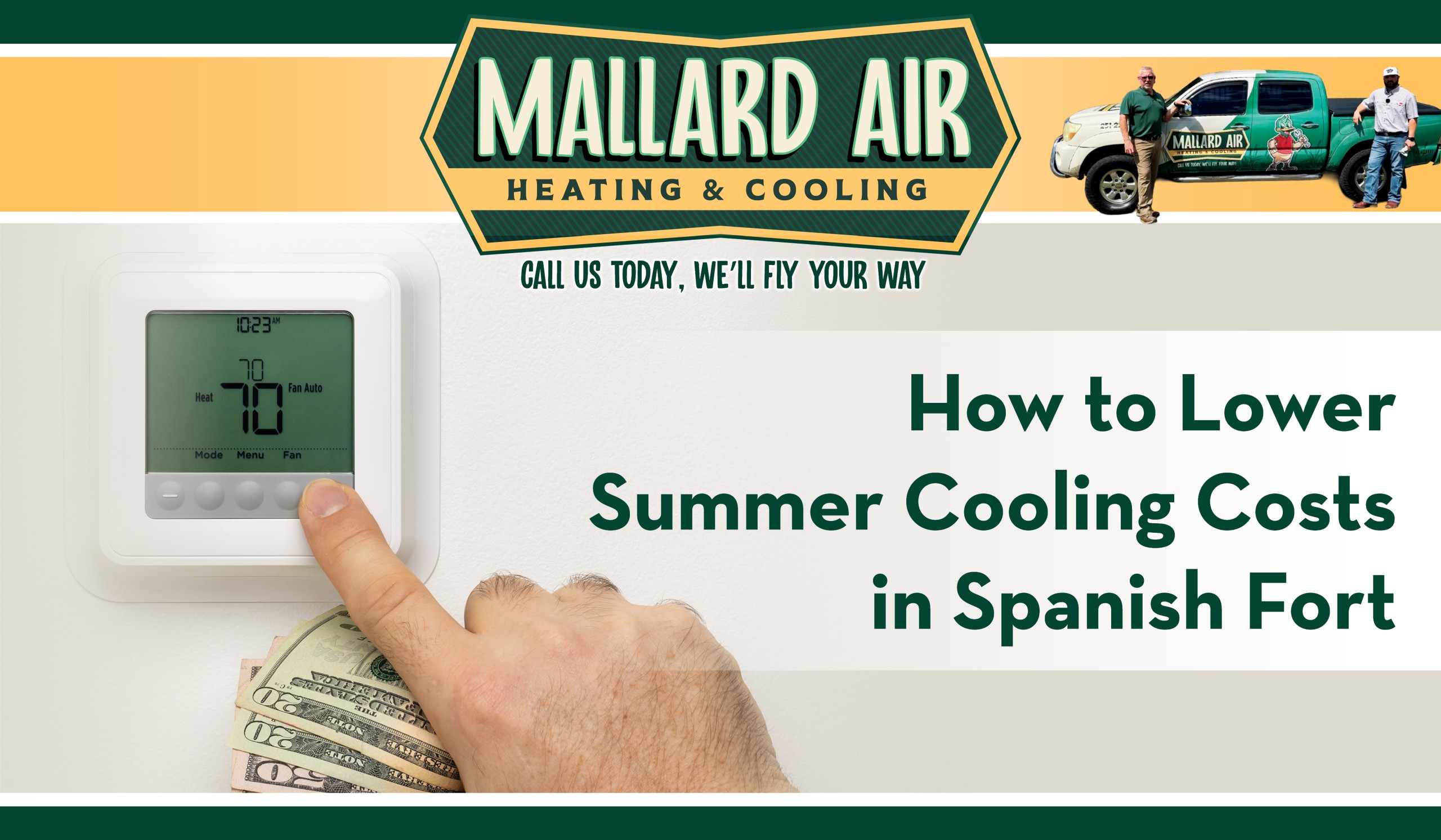 How to Lower Summer Cooling Costs in Spanish Fort AL